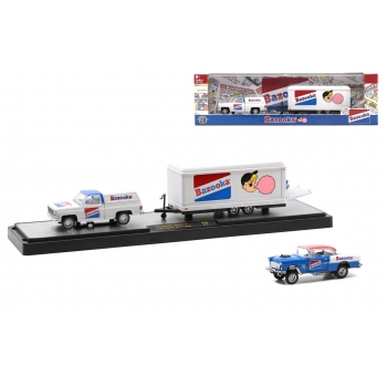 M2 Machines 1:64 Chevrolet Cheyenne 10 1973 & Chevrolet Bel Air Gasser 1955